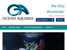 artificialcoralinserts.com homepage screenshot