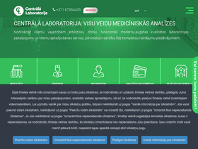 'laboratorija.lv' screenshot