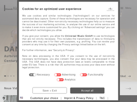 'klassikakzente.de' screenshot