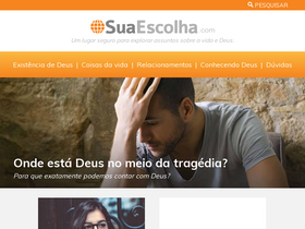 'suaescolha.com' screenshot