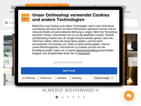 'moebel-eins.de' screenshot