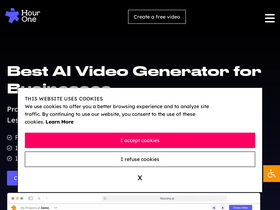 Hour One - Create, manage, and streamline cinematic AI avatar videos with text-to-video generator technology