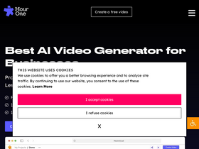 'hourone.ai' screenshot