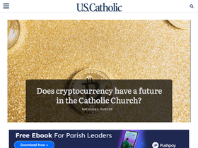 'uscatholic.org' screenshot