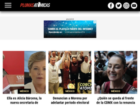 'plumasatomicas.com' screenshot