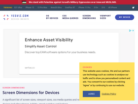 'yesviz.com' screenshot