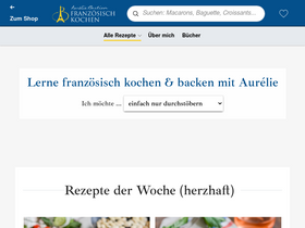 'franzoesischkochen.de' screenshot