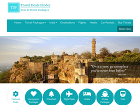 'traveldealsfinder.com' screenshot