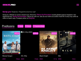 'serije.pro' screenshot