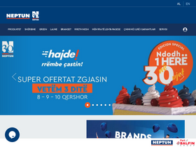 'neptun.al' screenshot