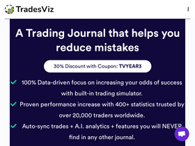 'tradesviz.com' screenshot