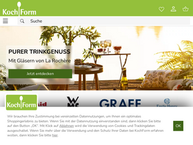 'kochform.de' screenshot