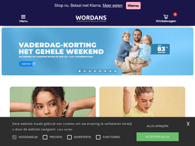 'wordans.nl' screenshot
