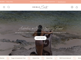 edibleearth.com.au homepage screenshot