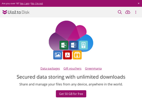 'ulozto.net' screenshot