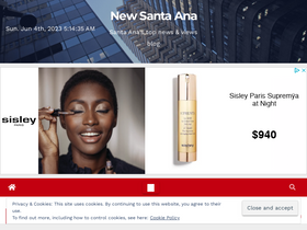 'newsantaana.com' screenshot