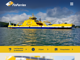 'finferries.fi' screenshot