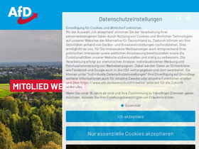 'afd.de' screenshot