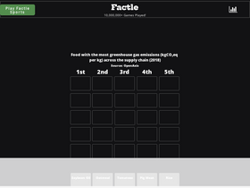 'factle.app' screenshot
