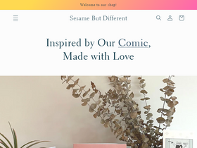 'sesamebutdifferent.com' screenshot