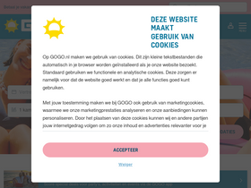 'gogo.nl' screenshot