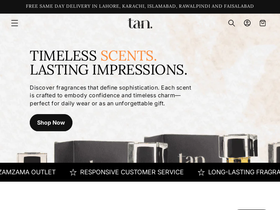 tanstore.pk homepage screenshot