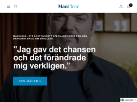 manclear.com homepage screenshot