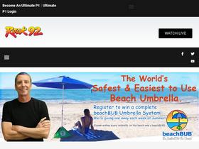 'rock92.com' screenshot