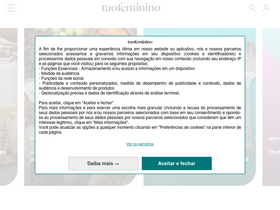 'taofeminino.com.br' screenshot