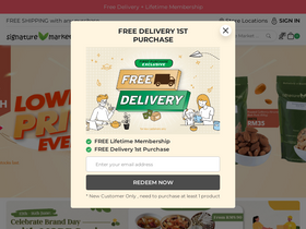 signaturemarket.co homepage screenshot