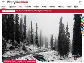 'risingkashmir.com' screenshot