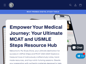 mcatpromax.com homepage screenshot