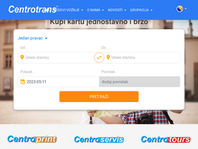 'centrotrans.com' screenshot