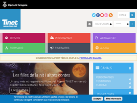'tinet.cat' screenshot