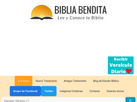 'bibliabendita.com' screenshot