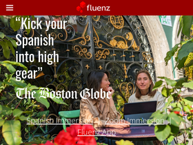 'fluenz.com' screenshot