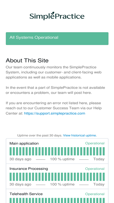 simplepracticestatus.com