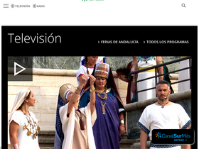 'canalsur.es' screenshot