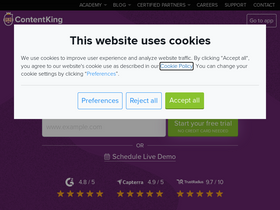 'contentkingapp.com' screenshot