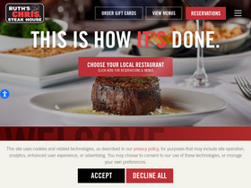 'ruthschris.com' screenshot