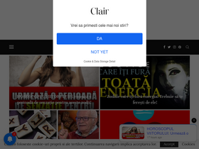 'clair.ro' screenshot