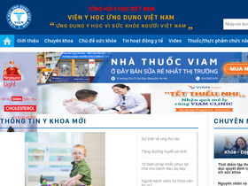 'vienyhocungdung.vn' screenshot
