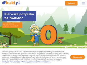 'kuki.pl' screenshot