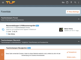 'taschenlampen-forum.de' screenshot