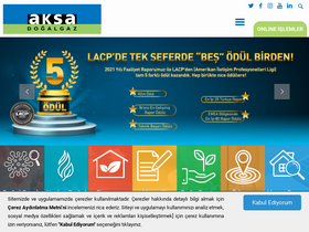 'aksadogalgaz.com.tr' screenshot