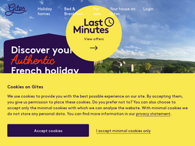 'gites.com' screenshot