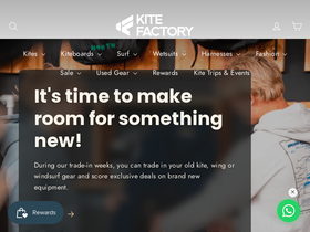 Core en More Surfshop & Kite Repair homepage screenshot