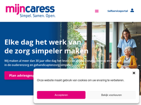 'mijncaress.nl' screenshot