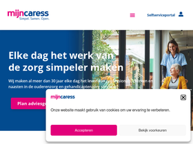 'mijncaress.nl' screenshot