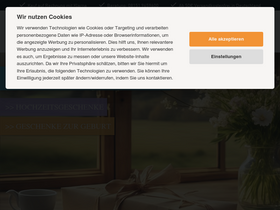 'geschenkidee.de' screenshot